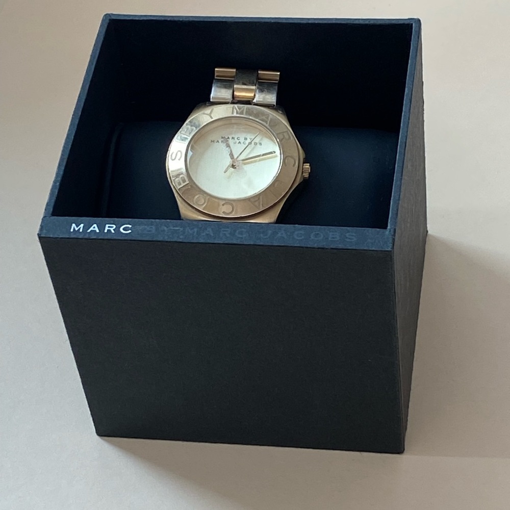 Marc By Marc Jacobs - Gold Tone Blade Watch - USED